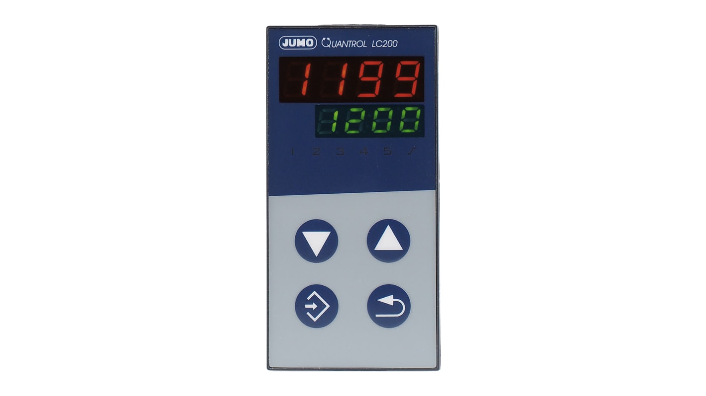 Rs-Online Termoregolatori PID Jumo QUANTROL 110 → 240 V c.a. 48 x 96mm 2 uscite Analogico