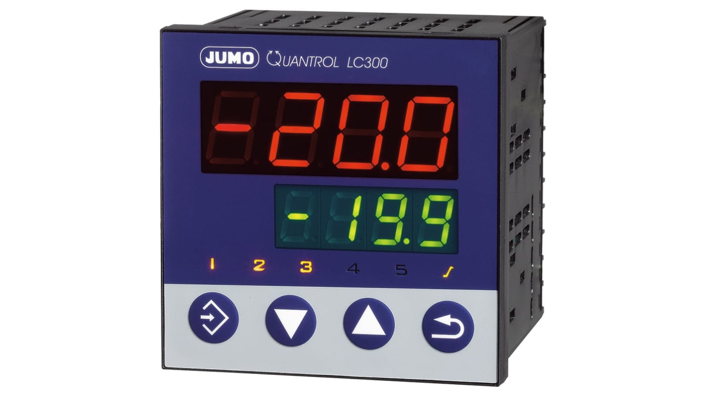 Rs-Online Termoregolatori PID Jumo QUANTROL 110 → 240 V c.a. 96 x 96mm 2 uscite Analogico