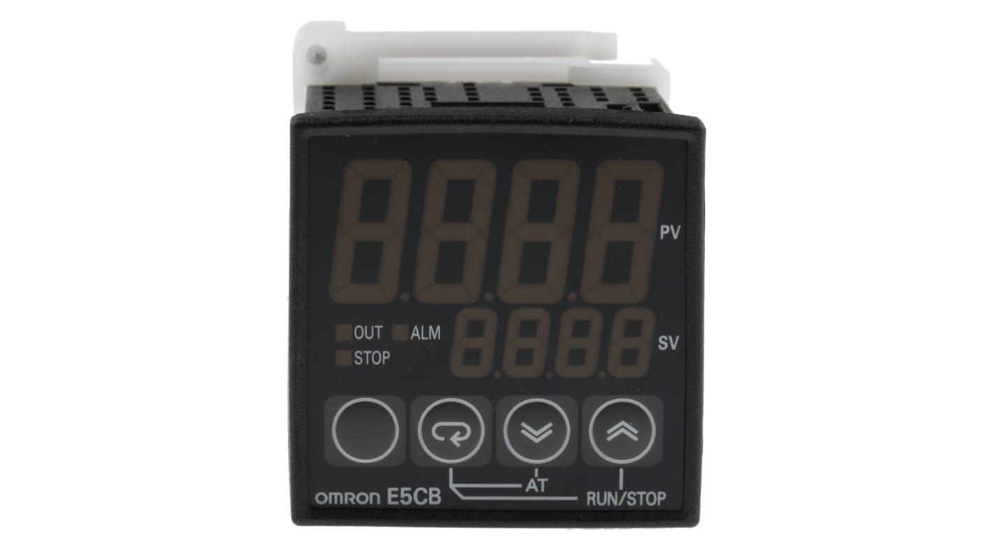 Rs-Online Termoregolatori PID Omron E5CB 100 → 240 V c.a. 48 x 48mm 1 uscita Relè