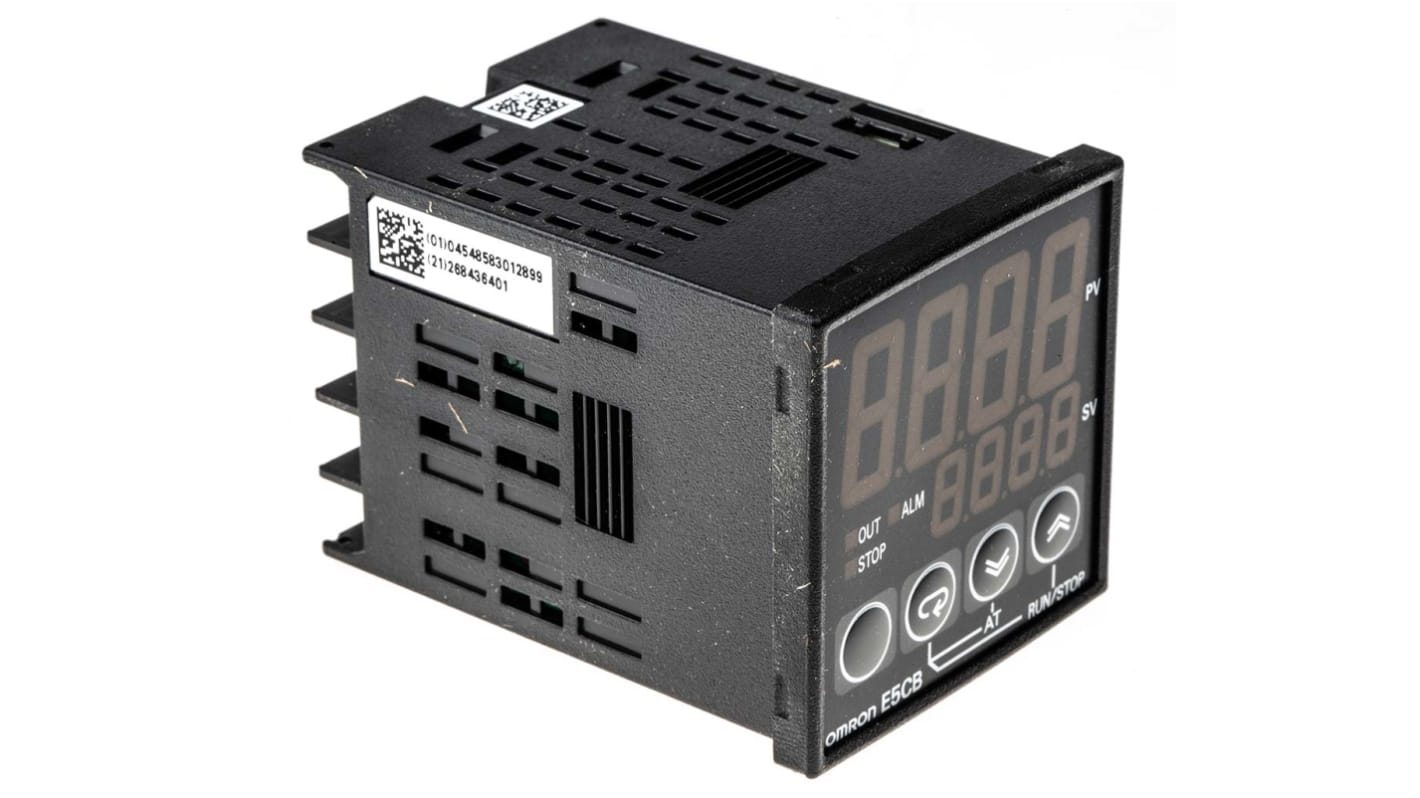 Rs-Online Termoregolatori PID Omron E5CB 24 V ca / cc 48 x 48mm 1 uscita SSR relè a stato solido logica