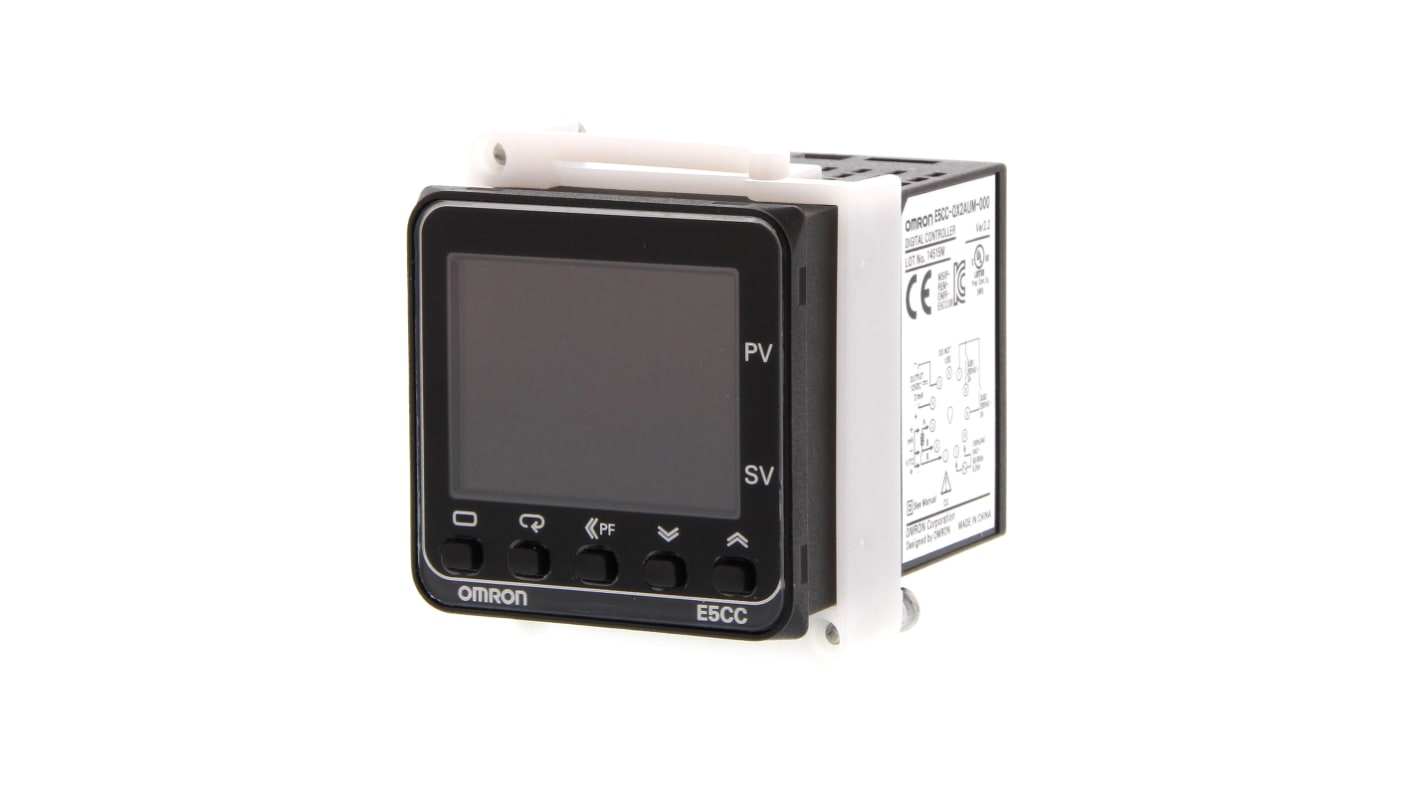 Rs-Online Termoregolatori PID Omron E5CC 100 → 240 V c.a. 48 x 48mm 3 uscite Relè