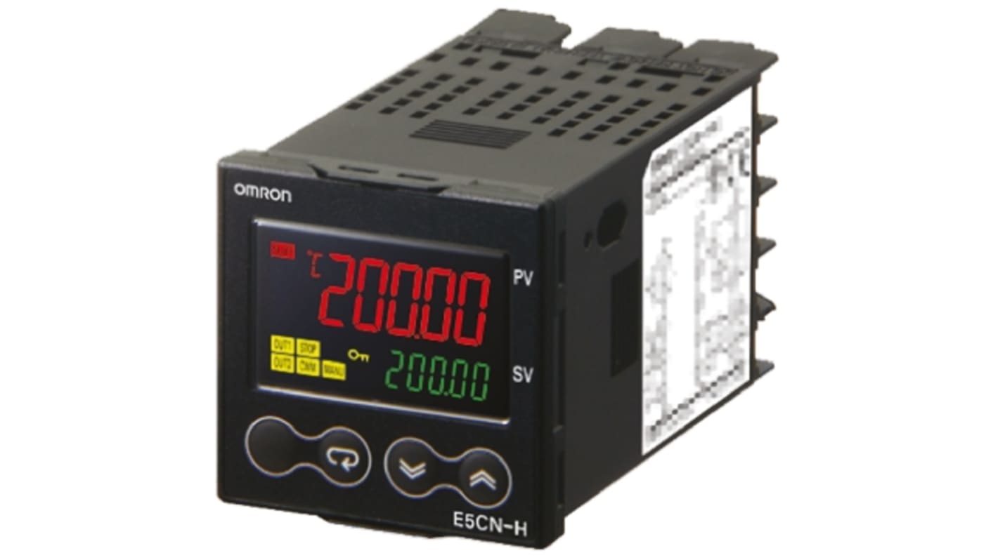 Rs-Online Termoregolatori PID Omron E5CN 100 → 240 V c.a. 48 x 48mm 2 uscite Relè