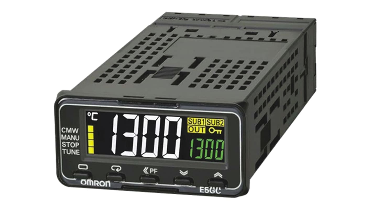 Rs-Online Termoregolatori PID Omron E5GC 100 → 240 V c.a. 24 x 48mm 1 uscita Lineare analogico 4-20 mA