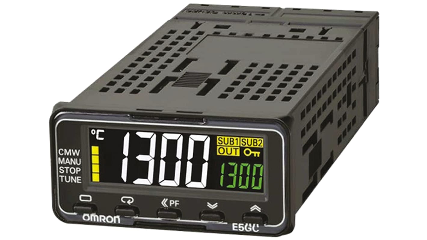 Rs-Online Termoregolatori PID Omron E5GC 24 V c.a. / c.c. 24 x 48mm 1 uscita Relè
