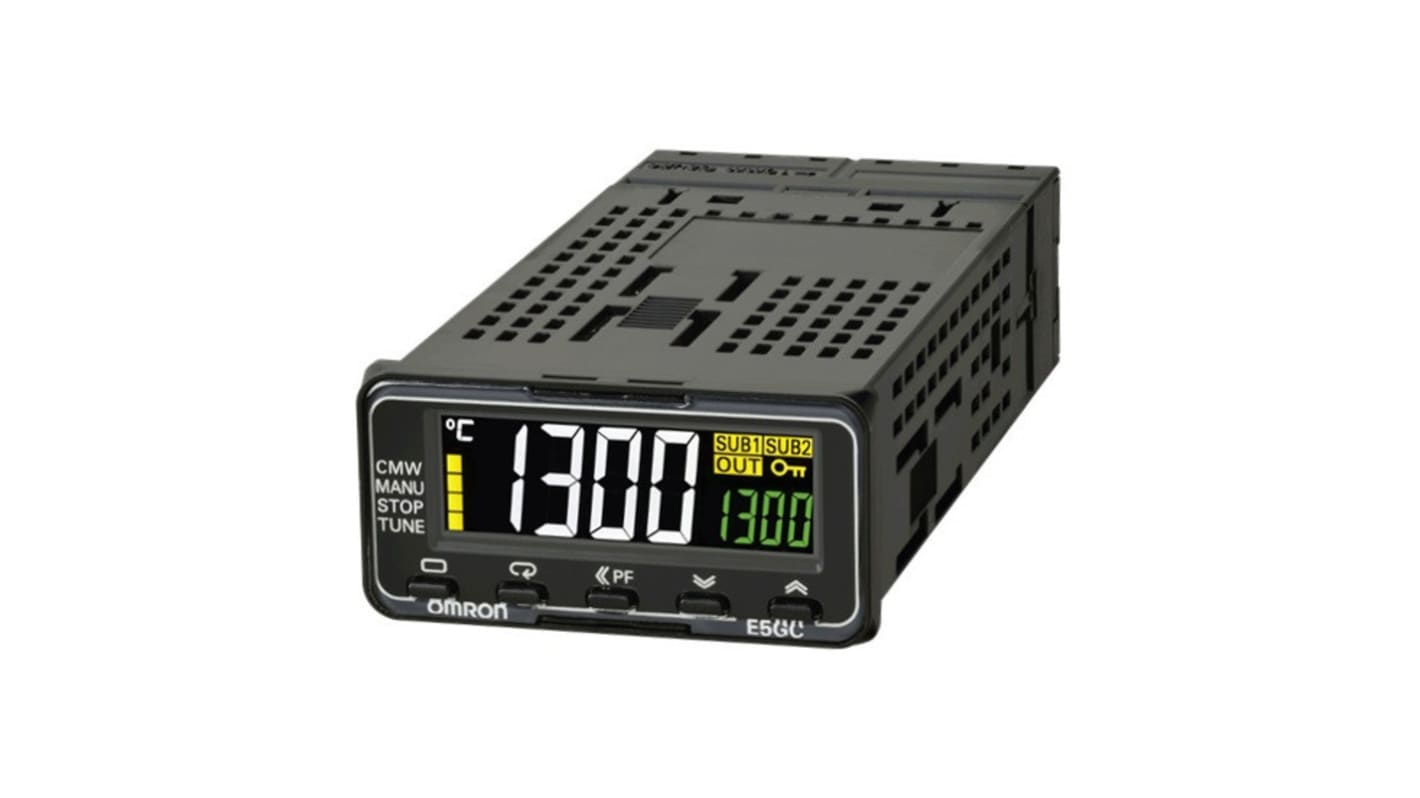 Rs-Online Termoregolatori PID Omron E5GC 24 V c.a./c.c. 48 x 24mm 1 uscita Relè