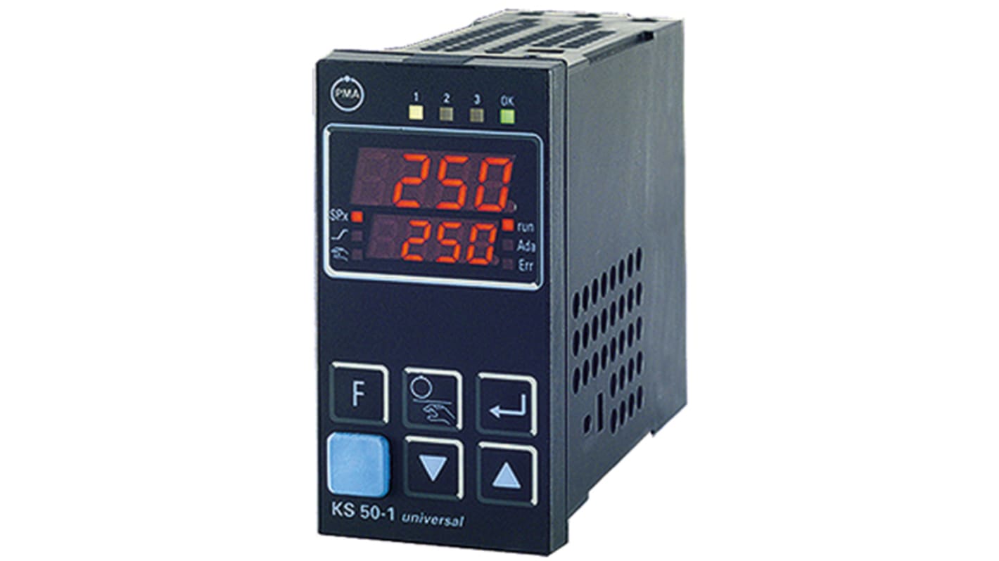 Rs-Online Termoregolatori PID P.M.A KS50 90 → 250 V c.a. 48 x 96mm 3 uscite