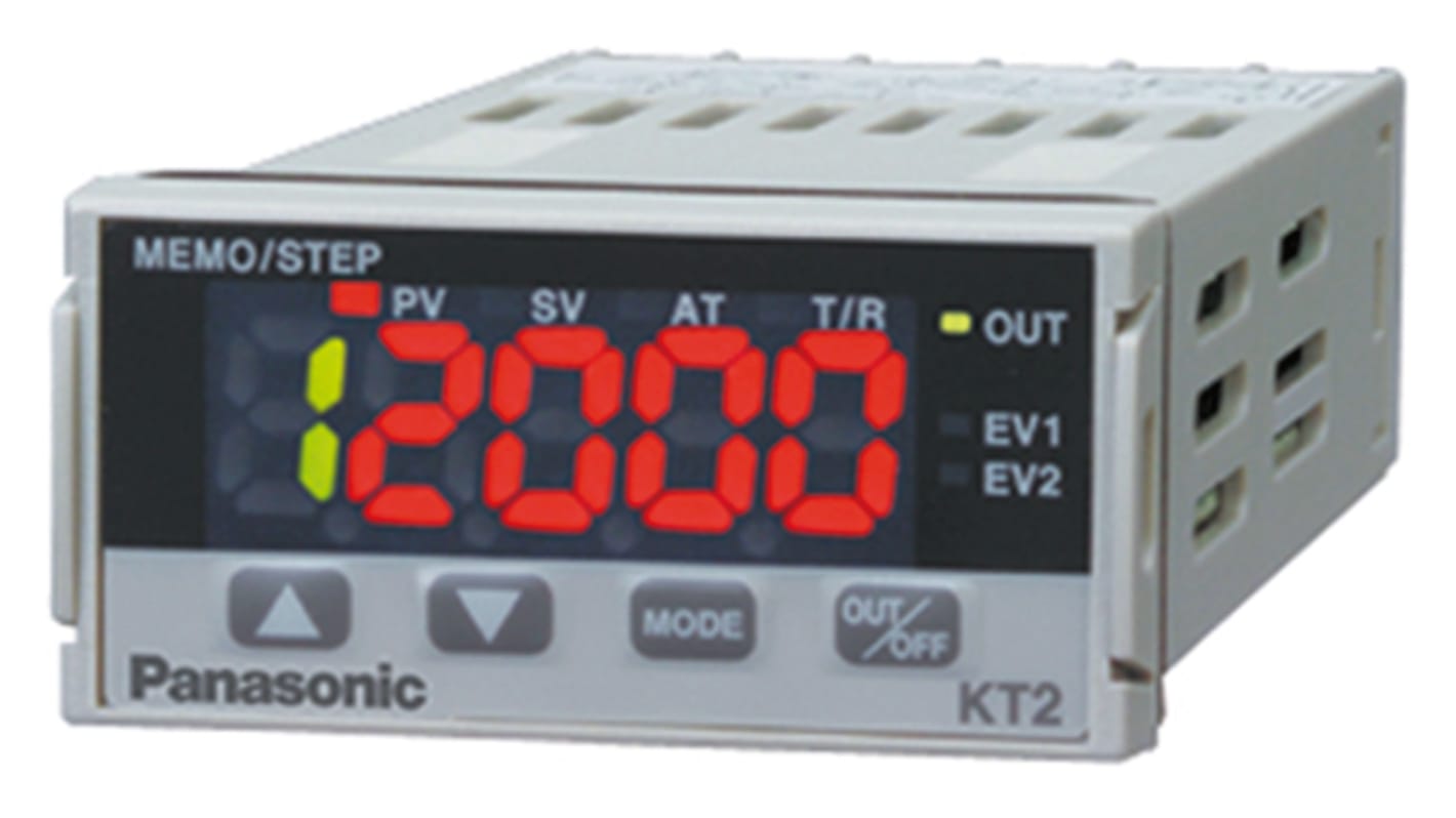 Rs-Online Termoregolatori PID Panasonic KT2 24 V c.a. / c.c. 48 x 24mm 1 uscita Relè