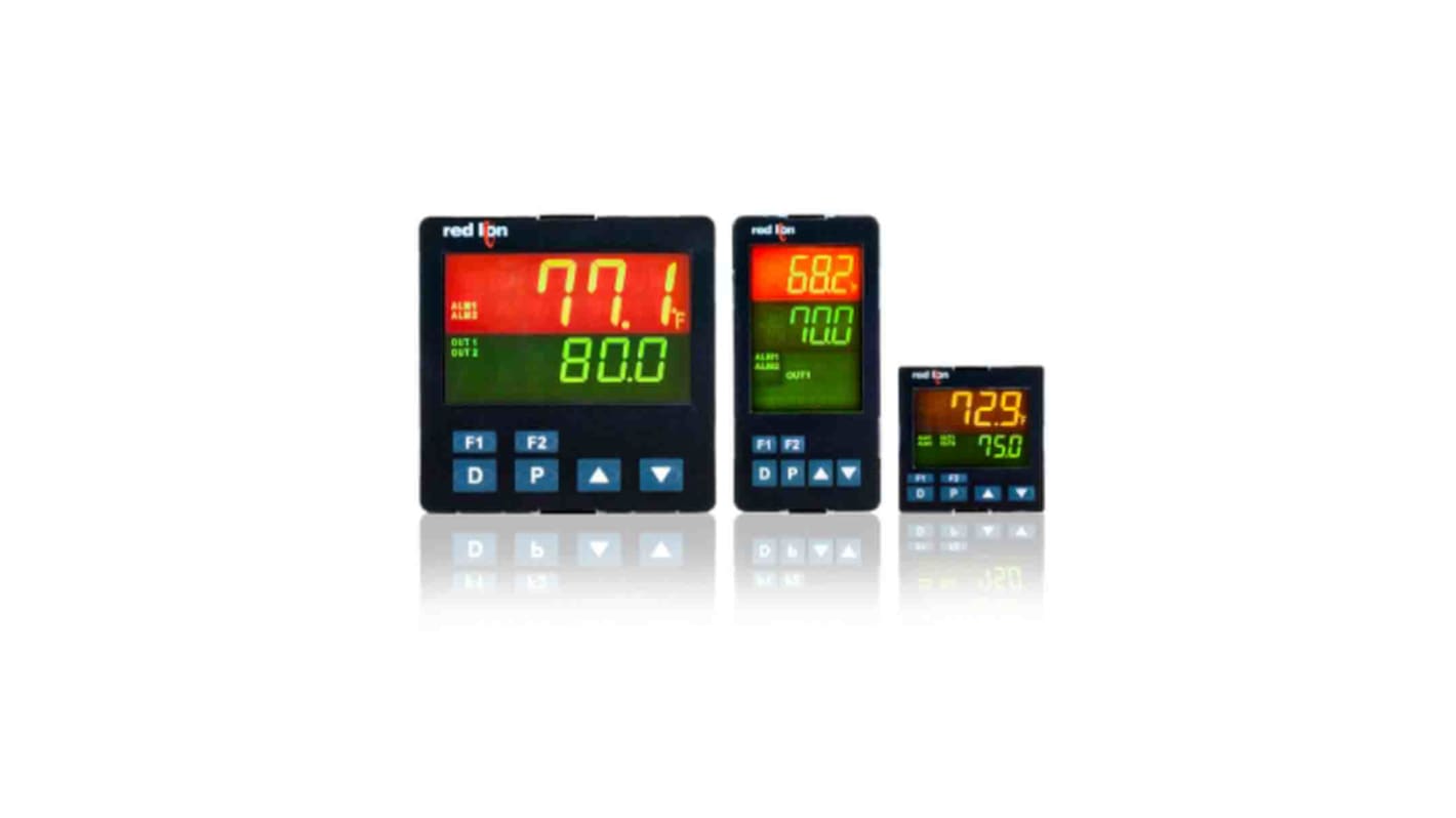 Rs-Online Termoregolatori PID Red Lion PXU 100 240 V c.a. 48 x 48mm 2 uscite 0-10 V c.c. relè