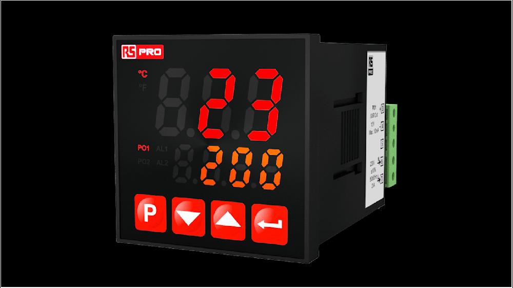 Rs-Online Termoregolatori PID RS PRO 100 → 240 V. 48 x 48mm 3 uscite Relè SSR