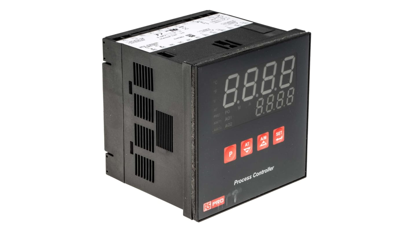 Rs-Online Termoregolatori PID RS PRO 100 → 240 V c.a. 96 x 96mm 3 uscite Relè SSR