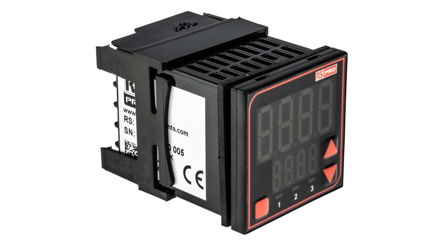 Rs-Online Termoregolatori PID RS PRO 110 → 240 V Ca 48 X 48mm 3 Uscite Relè