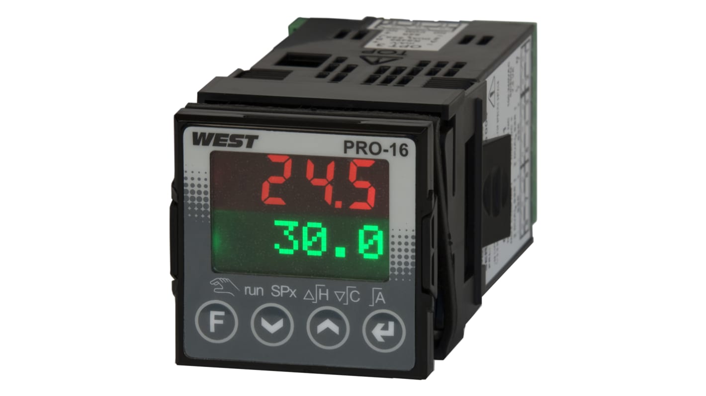 Rs-Online Termoregolatori PID West Instruments KS20 100 → 240 V c.a. 48 x 48mm 6 uscite Relè