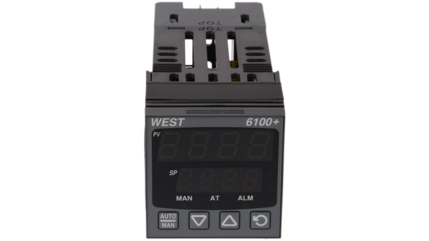 Rs-Online Termoregolatori PID West Instruments P6100 100 V c.a. 240 V c.a. 48 x 48 (1/16 DIN)mm 1 uscita Lineare
