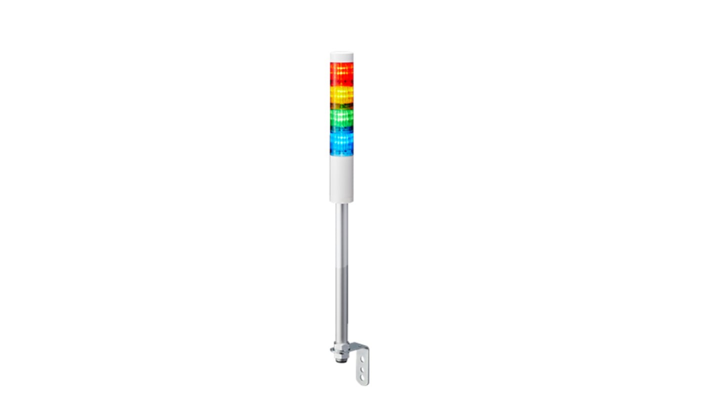 Rs-Online Torretta di segnalazione Patlite 24 V c.c. LED 4 elementi lenti A colori