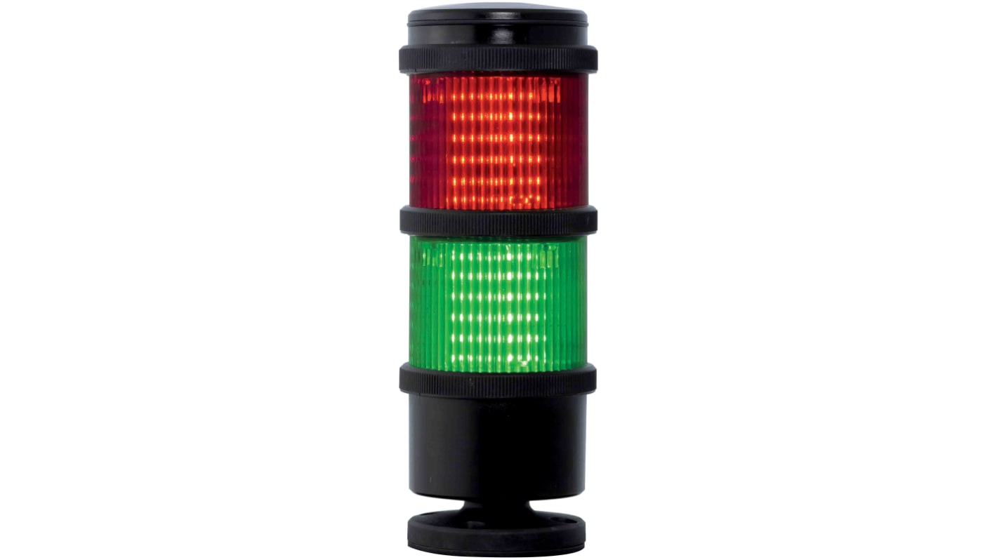Rs-Online Torretta di segnalazione RS PRO 24 V ca/cc LED lenti Rosso/Verde
