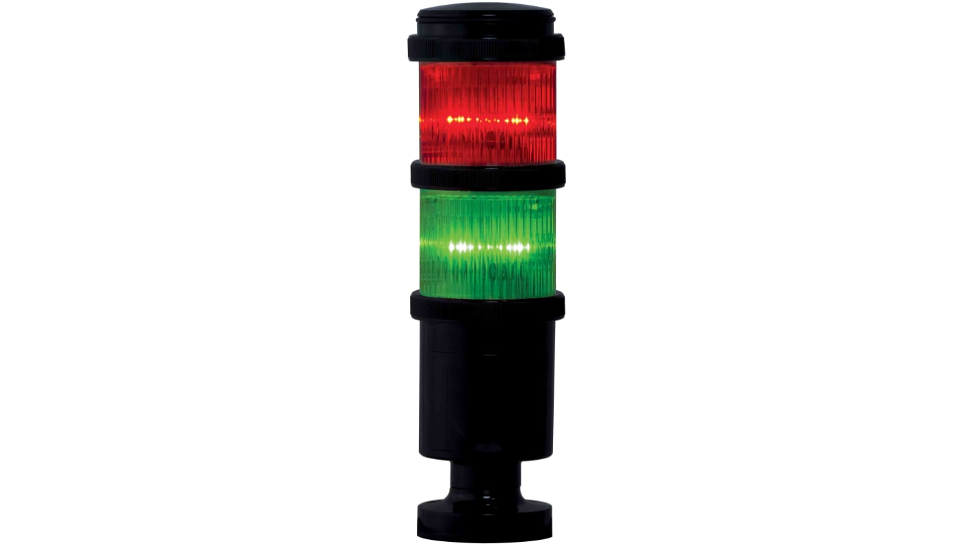 Rs-Online Torretta di segnalazione RS PRO 240 V c.a. LED lenti Rosso/Verde