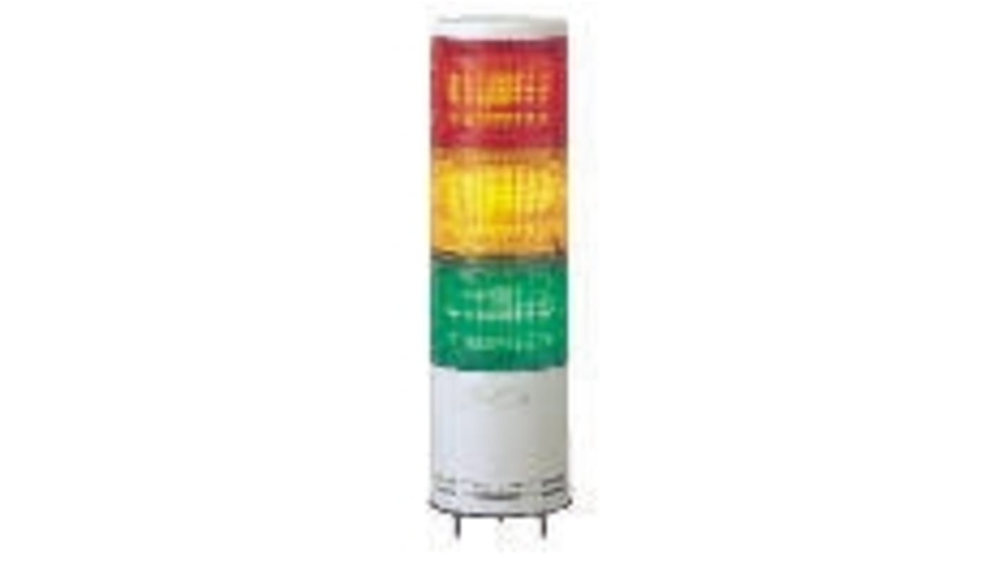 Rs-Online Torretta di segnalazione Schneider Electric 24 V c.c. LED 3 elementi lenti Rosso/Verde/Ambra