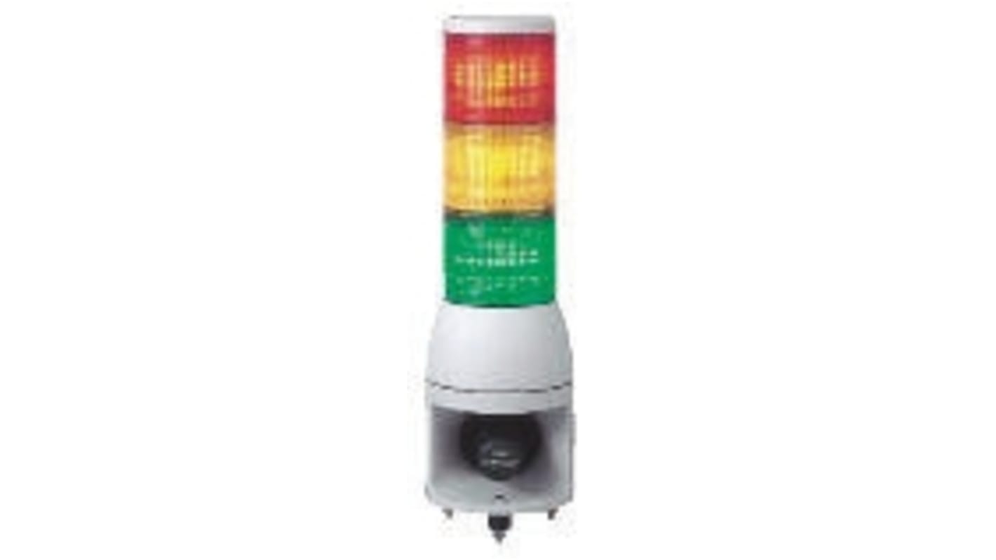 Rs-Online Torretta di segnalazione Schneider Electric 24 V c.c. LED 3 elementi lenti Rosso/Verde/Ambra con Cicalino