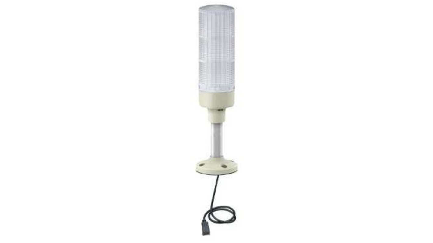 Rs-Online Torretta di segnalazione Schneider Electric 5 V LED 3 elementi lenti Trasparente con Cicalino