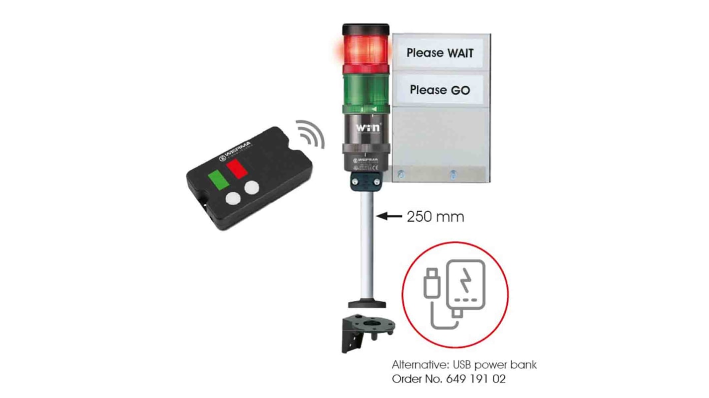 Rs-Online Torretta Di Segnalazione Werma 230 V LED 2 Elementi