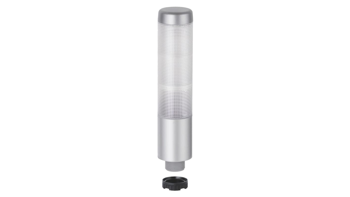 Rs-Online Torretta di segnalazione Werma 24 V c.a. / c.c. LED 3 elementi lenti lenti trasparente verde/giallo/rosso