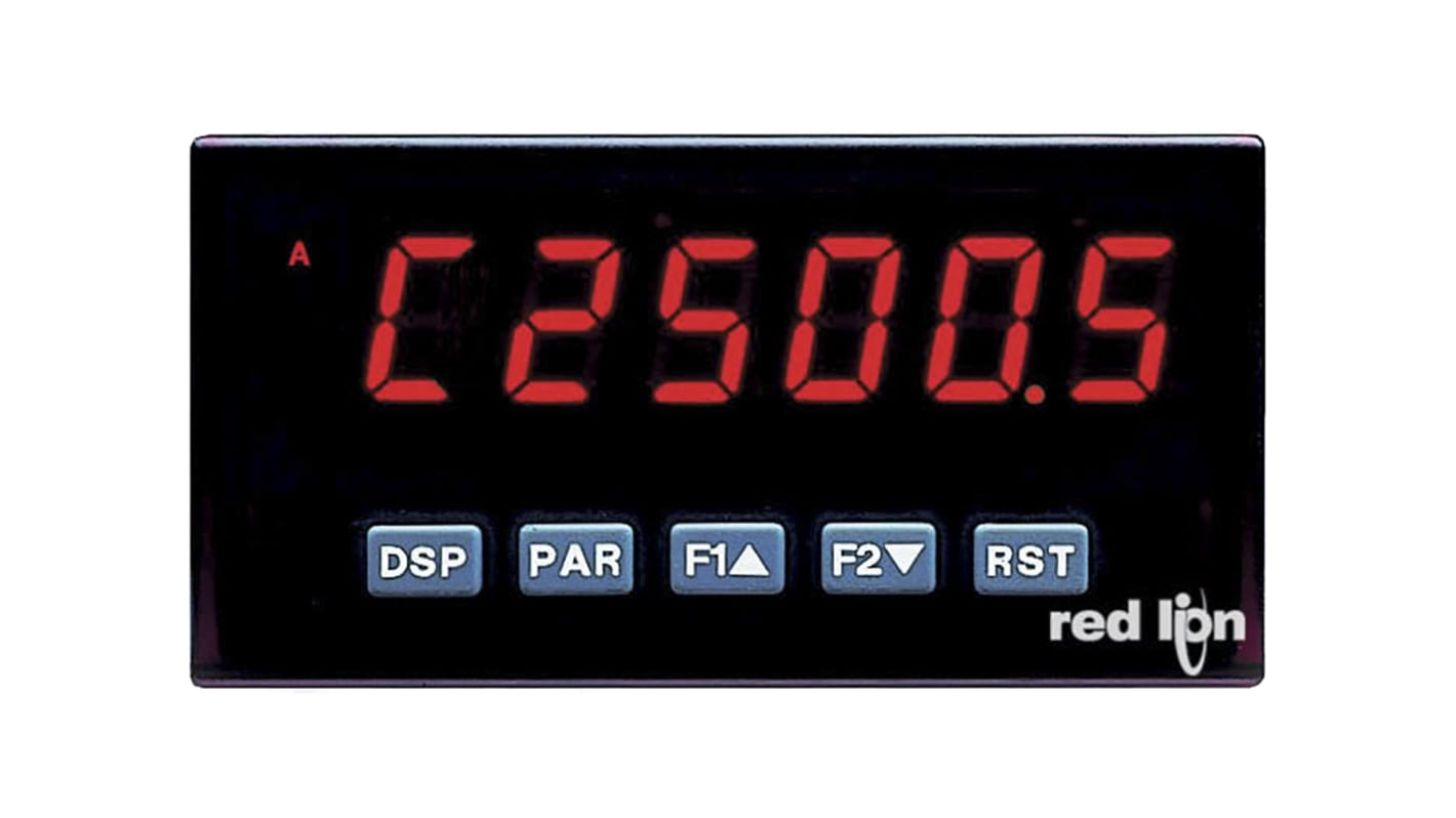 Rs-Online Unità display elettronico Red Lion 50Hz display LED 6 cifre 85 → 250 V c.a