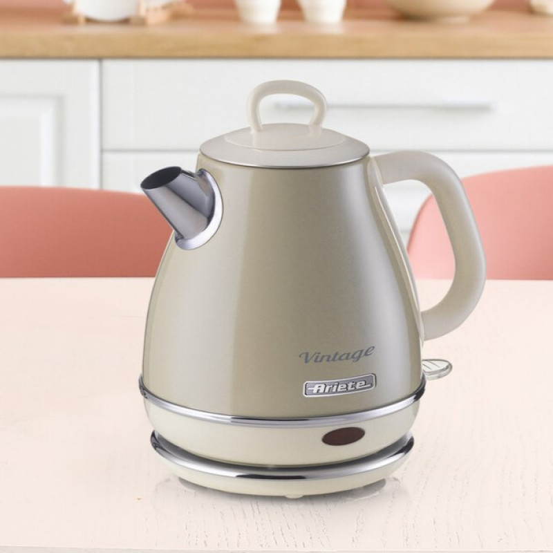 Ariete BOLLITORE ELETTRICO 1 LITRO VINTAGE BEIGE