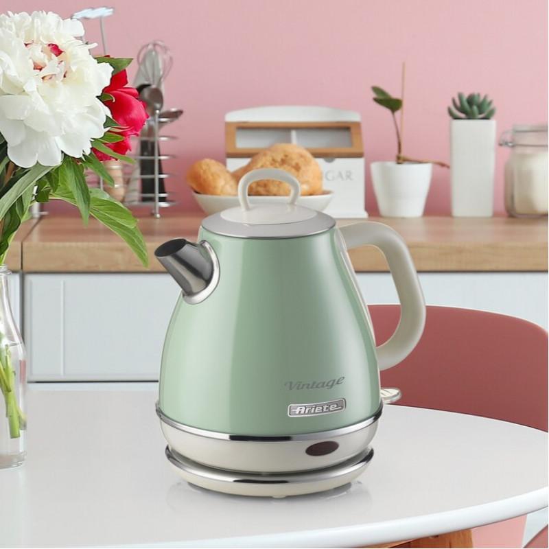 Ariete BOLLITORE ELETTRICO 1 LITRO VINTAGE VERDE