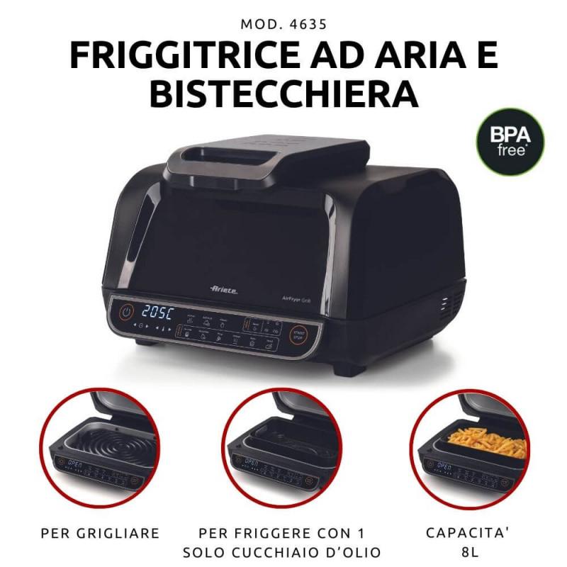 Ariete FRIGGITRICE AD ARIA E BISTECCHIERA
