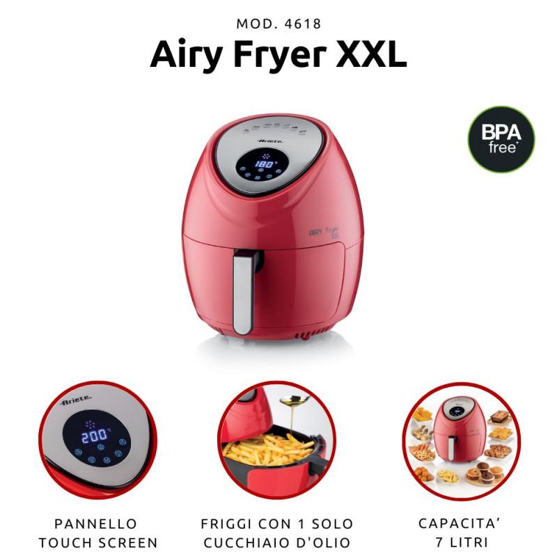 Ariete FRIGGITRICE AD ARIA XXL DA 7 LITRI ROSSO