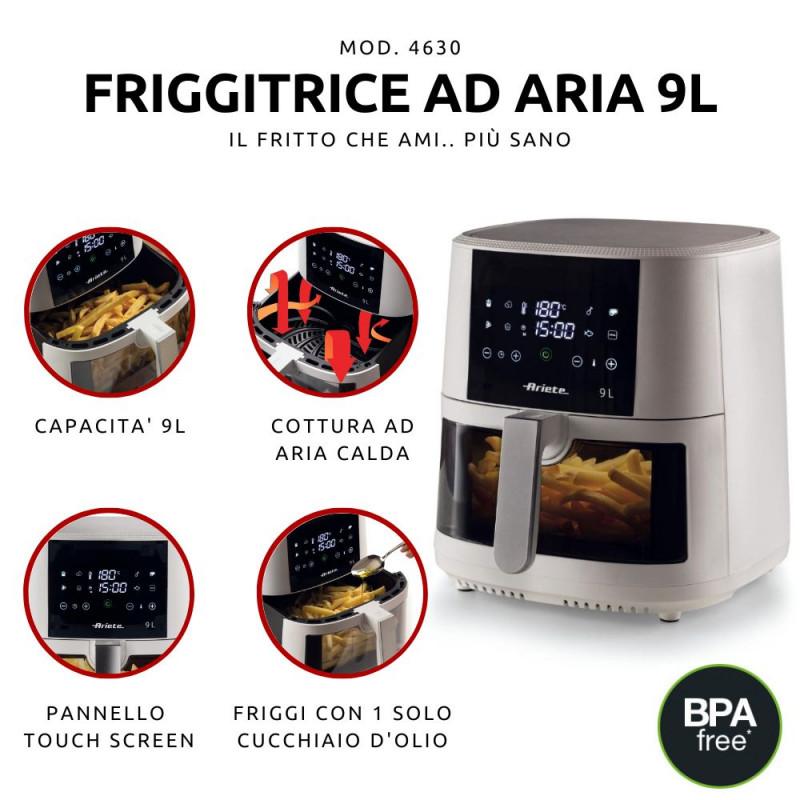 Ariete FRIGGITRICE AD ARIA CON CESTELLO TRASPARENTE