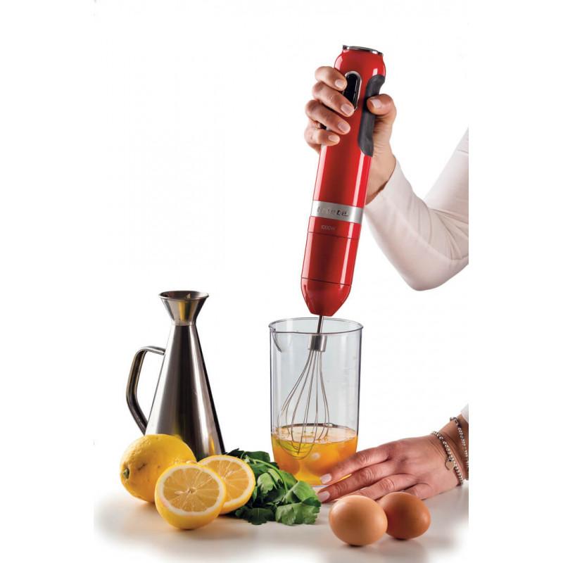 Ariete FRULLATORE A IMMERSIONE CON LAMA IN ACCIAIO INOX ROSSO