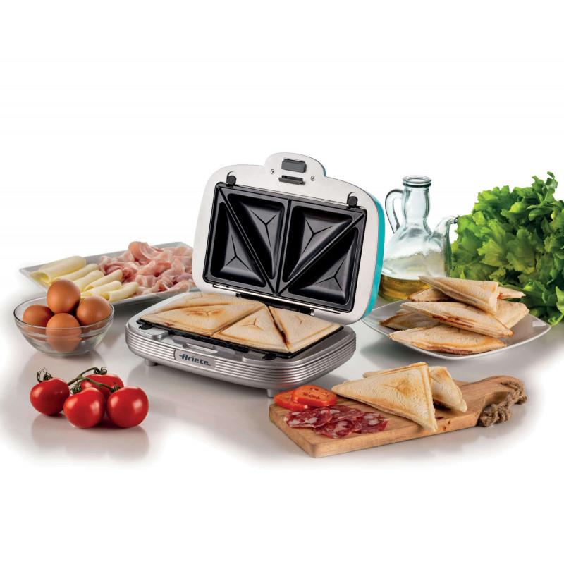 Ariete PIASTRA ELETTRICA PER MUFFIN DONUTS E SANDWICHES CELESTE
