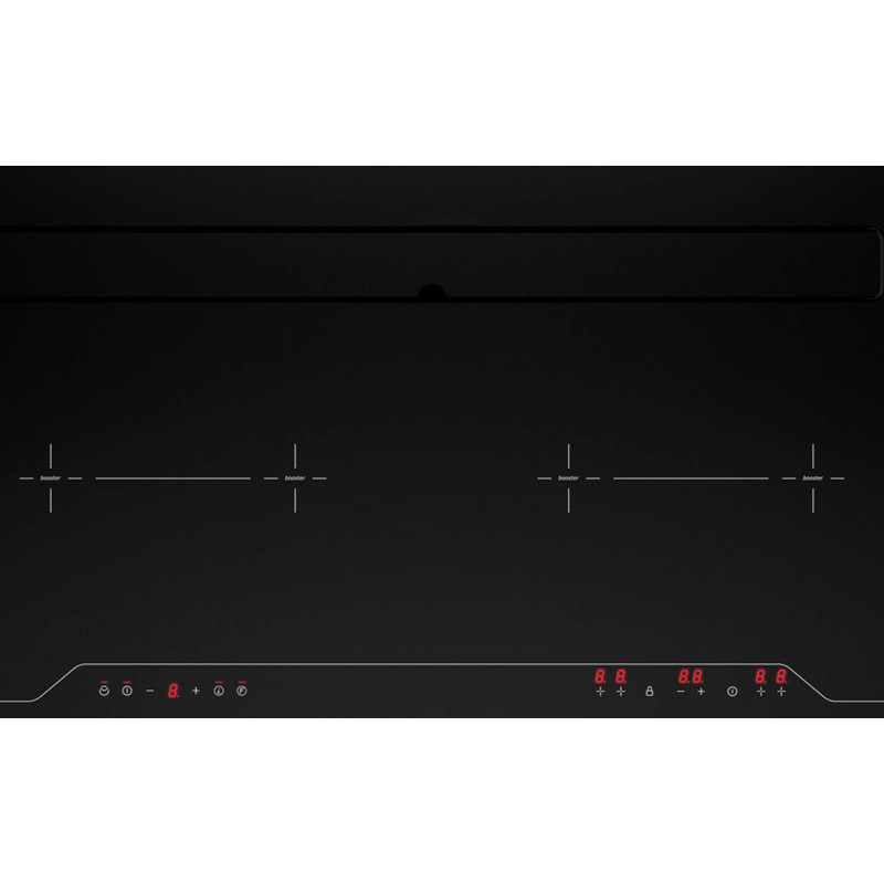 AirForce Aspira Slim OFFB Essence Motion 87 Piano Cottura Induzione + Cappa Integrata 87 Cm 700 M3/h Classe A+++ - Nero