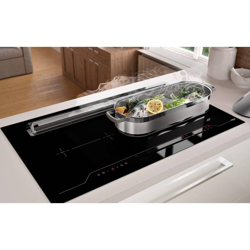 AirForce Aspira Slim OFFB Essence Motion 87 Piano Cottura Induzione + Cappa Integrata 87 Cm 700 M3/h Classe A+++ - Nero