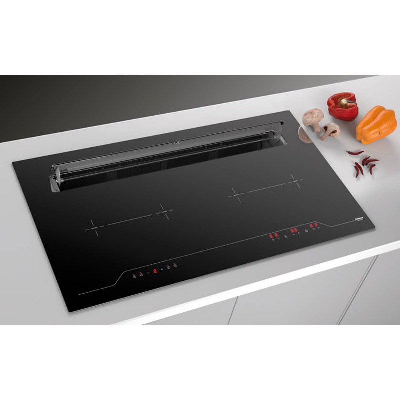 AirForce Aspira Slim OFFB Essence Motion 87 Piano Cottura Induzione + Cappa Integrata 87 cm 700 m3/h classe A+++ - Nero