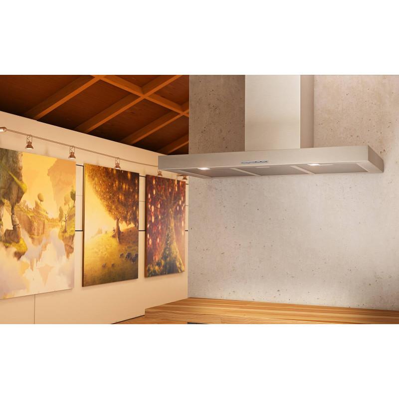 AirForce F53 S4 IX/A/90 Cappa Cucina A Parete 650 M3/h 90 Cm - Inox