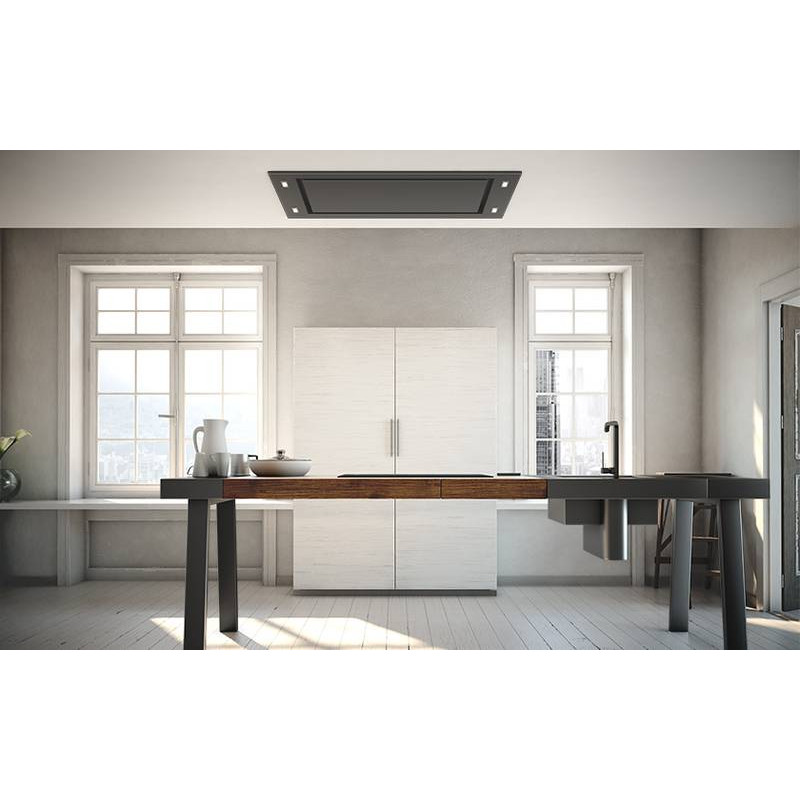 AirForce F88 Flat BL/A/100 Cappa Aspirante A Soffitto 660 M3/h 100 Cm - Nero