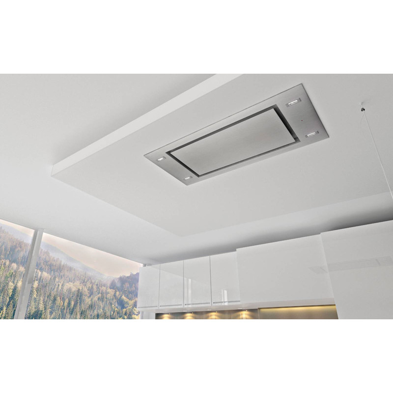 AirForce F88 Flat IX/A/100 Cappa Aspirante A Soffitto 660 M3/h 100 Cm - INOX
