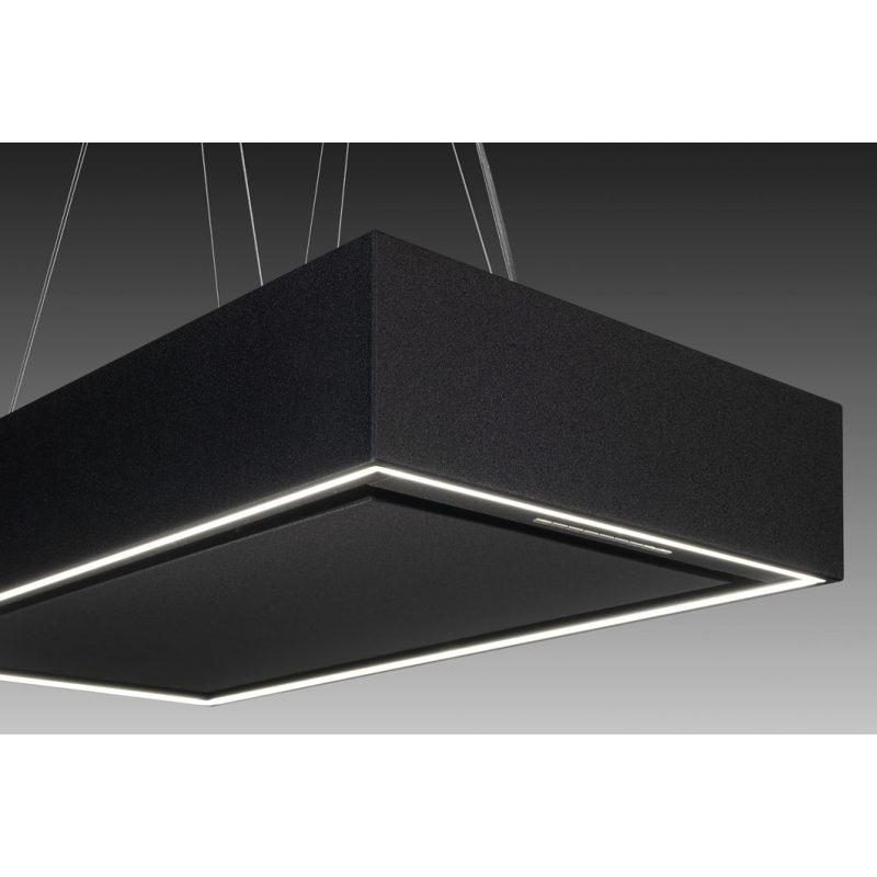 AIRONE Bellini Evo 90 AIP050200000000000 Cappa Ad Isola 90 Cm - Nero Materico