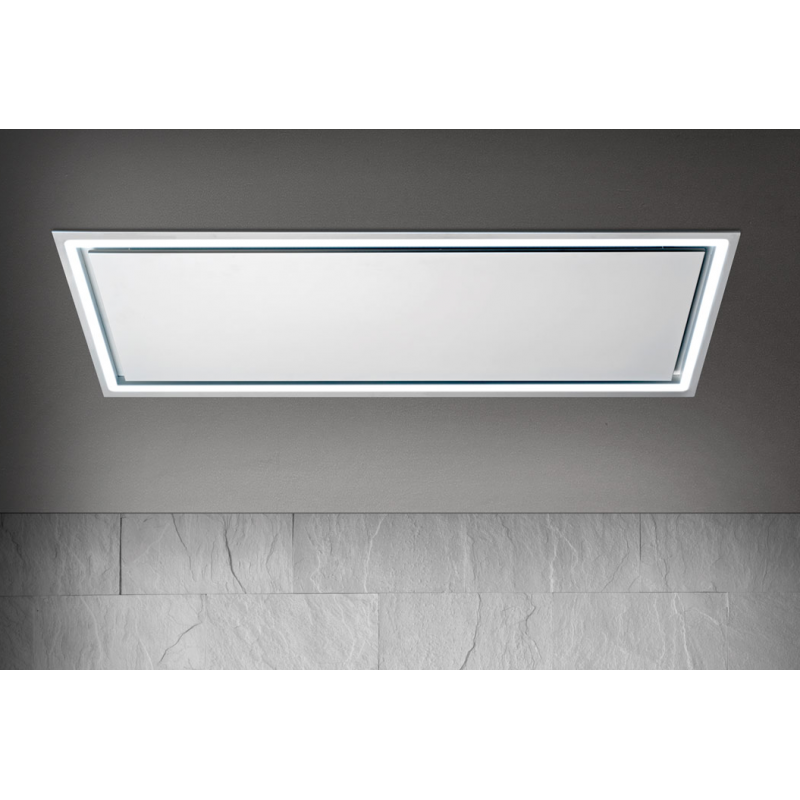 AIRONE Carmen Bianca 90 AIP130000000000000 Cappa A Soffitto Senza Motore 90 Cm - Vetro Bianco