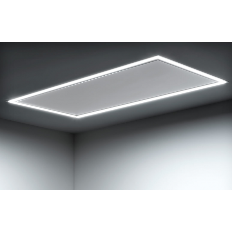 AIRONE Carmen Bianca 90 AIP130000000000000 Cappa A Soffitto Senza Motore 90 Cm - Vetro Bianco