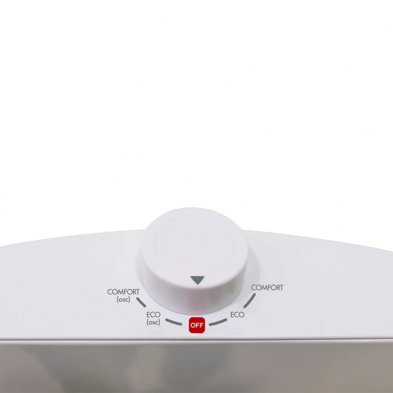 ARGO ALAN Stufa Elettrica Con Resistenza In Fibra Di Carbonio - Bianco