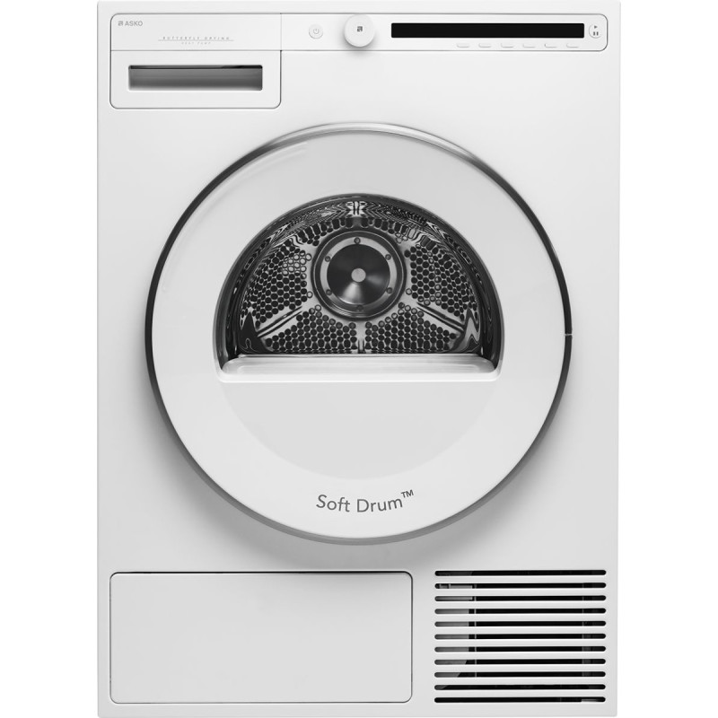 Asko Classic T208H.W Asciugatrice Libera Installazione Caricamento Frontale 8 Kg A++ Bianco
