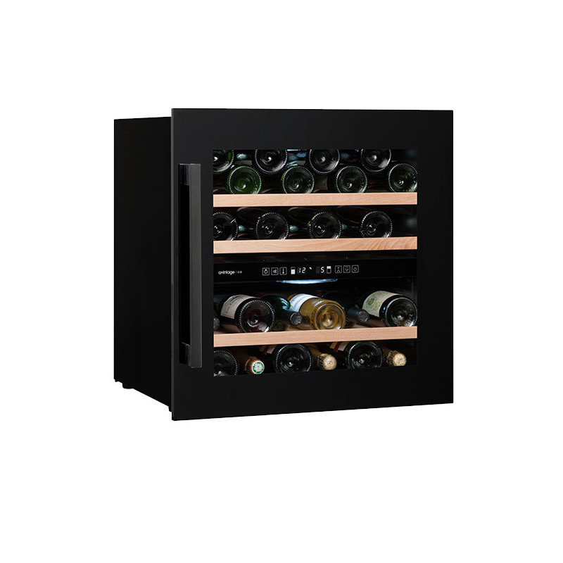 Avintage AVI60CDZA Cantina Vino Cantinetta Vino Con Compressore Da Incasso Nero 36 Bottiglia/bottiglie