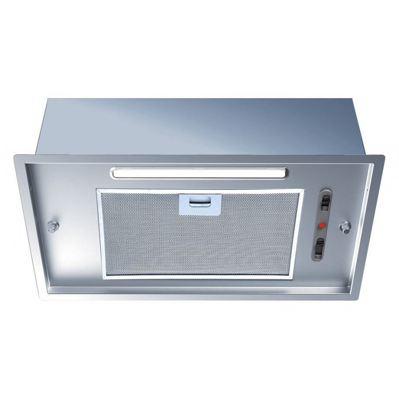 Baraldi Block Star cappa cucina da incasso classica 72 cm 380 m3/h - Inox