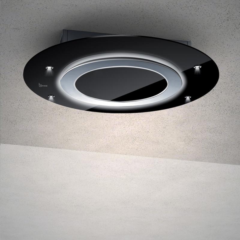 Baraldi COMET Free Cappa Cucina Da Soffitto 90 Cm 900 M3/h - Nero
