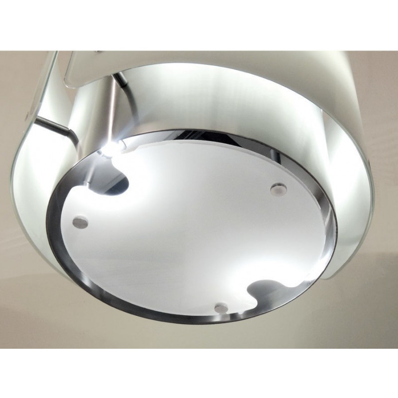 Baraldi Dessy Appesa Cappa Cucina Ad Isola Classe A 800 M3/h - Bianca/inox