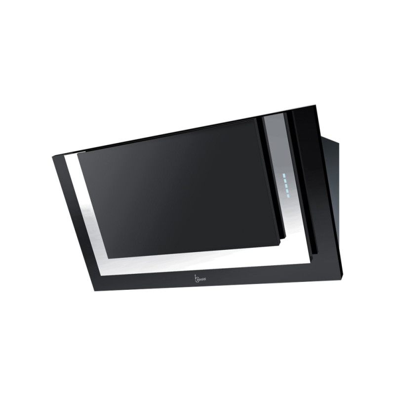 Baraldi DIVINA Cappa Cucina A Parete 90 Cm 800 M3/h - Vetro Nero