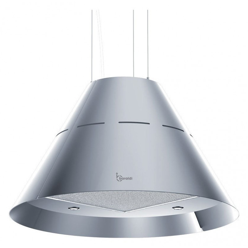 Baraldi EVA Appesa Cappa cucina ad Isola 60 cm Classe A 800 m3/h - Inox